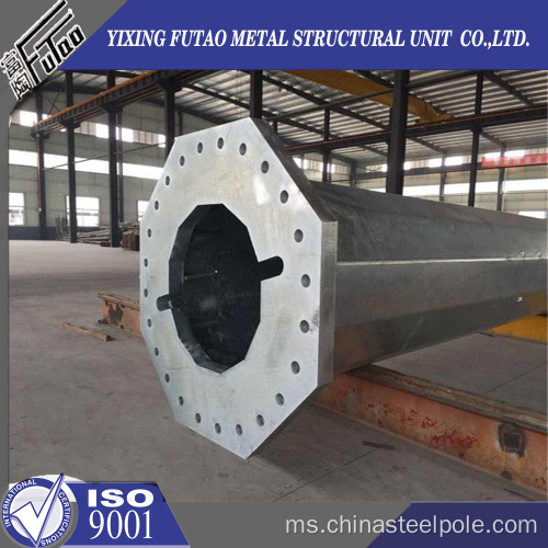 25M Galvanized High Mast Lighting Steel